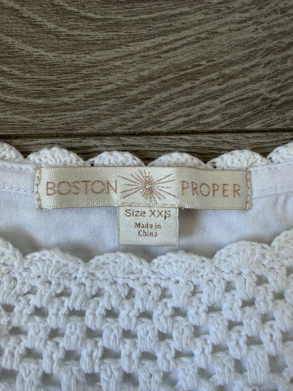 Boston Proper White Long Sleeve Crochet Lace Mini Dress Size XXS - Picture 7 of 12